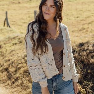 Beautiful Neuflora Daphne Cardigan size xs 100% cotton